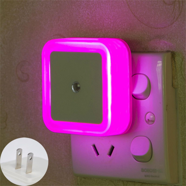 1 Pc Led Night Light, Plug In Led Wall Lamp With Dusk To Dawn Sensor, Auto On/off Night Lights